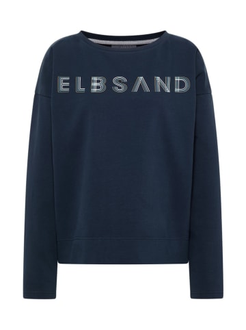 ELBSAND Sweatshirt "Aliska" donkerblauw