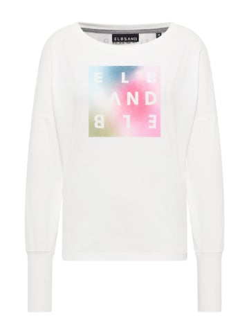 ELBSAND Sweatshirt "Imke" in Weiß