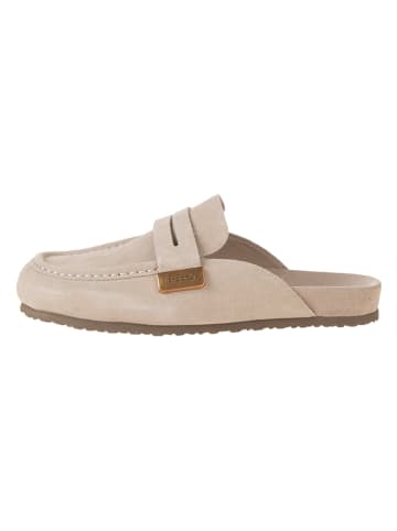 Marc O'Polo Shoes Skórzane chodaki w kolorze beżowym