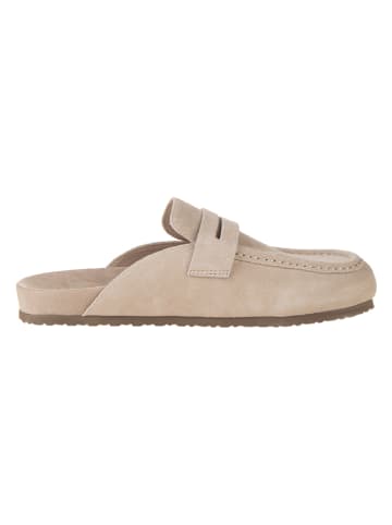Marc O'Polo Shoes Skórzane chodaki w kolorze beżowym