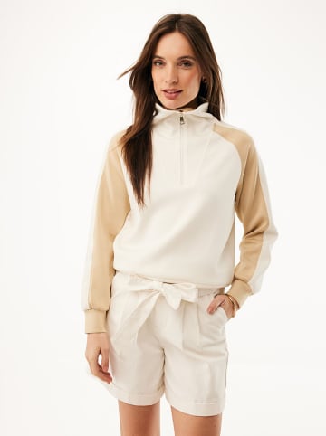 Mexx Sweatshirt in Weiß/ Beige