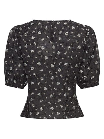 MOSS COPENHAGEN Blouse "Nancy" zwart/crème