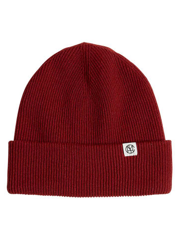 MOSS COPENHAGEN Wollbeanie "Lowee" in Bordeaux