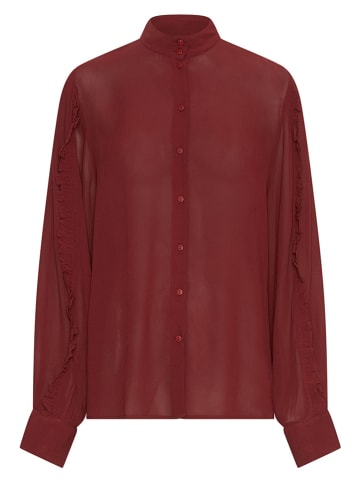 MOSS COPENHAGEN Bluse "Kasandra" in Bordeaux