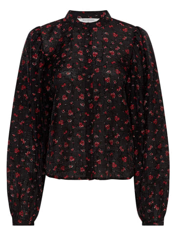 MOSS COPENHAGEN Blouse "Nancy" zwart/rood