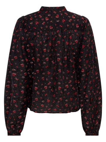 MOSS COPENHAGEN Blouse "Nancy" zwart/rood