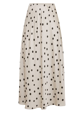 MOSS COPENHAGEN Rok "Clarette" crème/zwart
