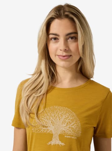 super.natural Trainingsshirt "Tree of Knowledge" in Gelb