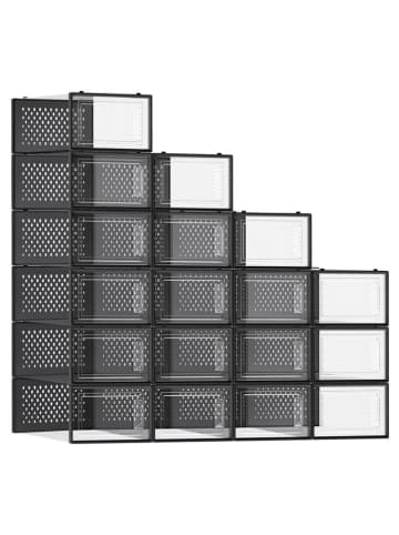 Songmics Schoenenkast zwart