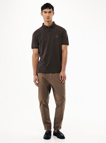 Mexx Koszulka polo w kolorze brązowym
