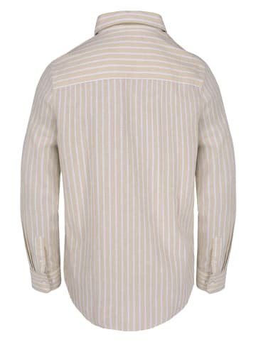 Mexx Hemd in Beige/ Flieder