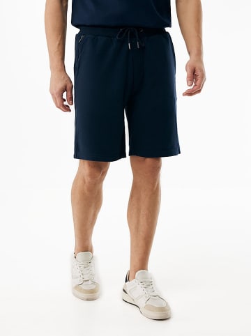 Mexx Leinen-Shorts in Dunkelblau