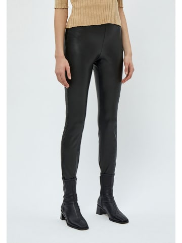 Peppercorn Legginsy "Linette" w kolorze czarnym ze skóry syntetycznej