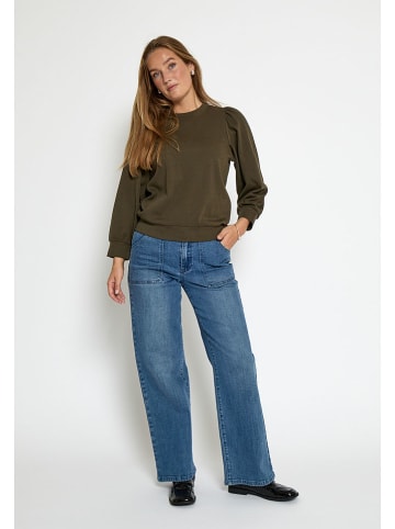 Peppercorn Sweatshirt "Fiola" kaki
