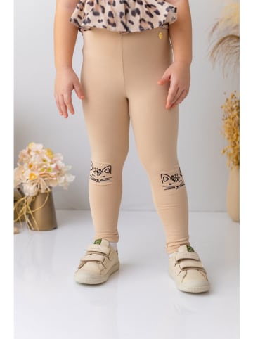 zeyland Baby & Kids Legginsy w kolorze beżowym