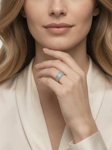 Pandora Zilveren ring met edelstenen