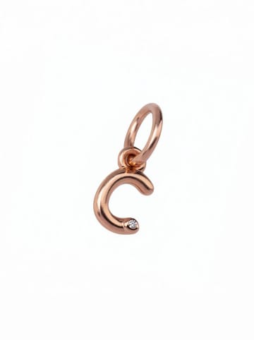 Pandora Rosévergulde hanger met edelstenen