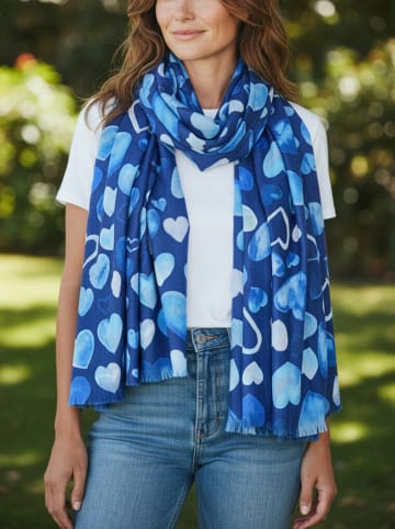 MENTHE À L'O Schal in Blau - (L)170 x (B)85 cm