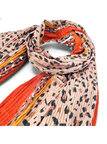 MENTHE À L'O Schal in Orange/ Hellbraun - (L)170 x (B)85 cm