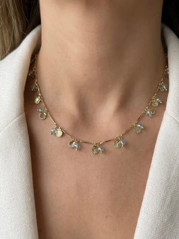 Heliophilia Vergulde ketting met sierelementen - (L)45 cm