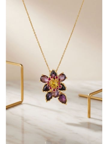 Heliophilia Vergulde ketting met hanger - (L)65 cm