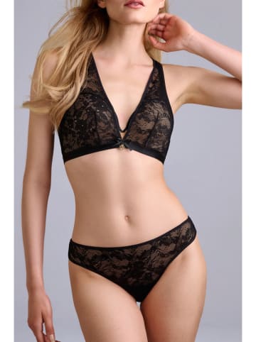 Marlies Dekkers Biustonosz push-up "Queen of wands" w kolorze czarnym