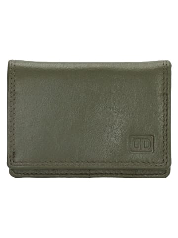 Beagles Leren portemonnee kaki - (B)13 x (H)9 cm