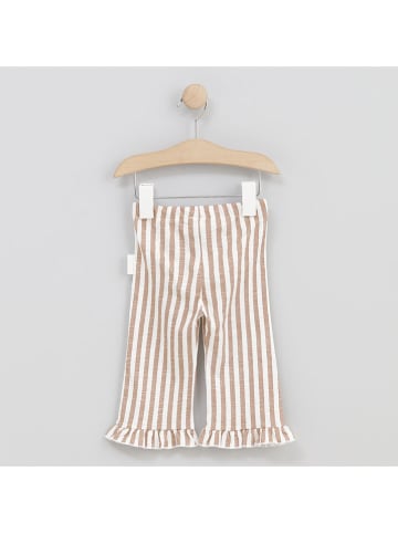 Cotton Fish Hose in Beige/ Weiß