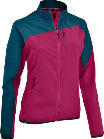 Maul Sport Softshelljacke "Kepler Track" in Pink/ Blau