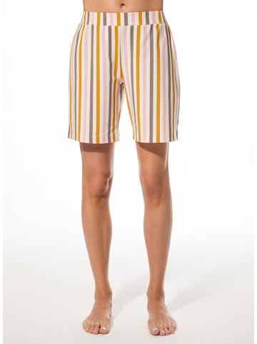 SHORT STORIES Pyjama-Hose in Gelb/ Rosa/ Beige