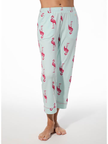 SHORT STORIES Pyjama-Hose in Türkis/ Pink