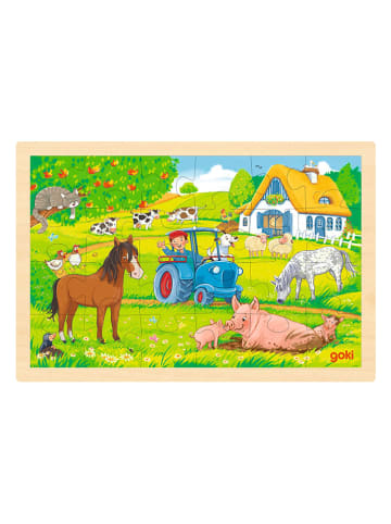 Goki 24-delige puzzel "Boerderij" - vanaf 3 jaar