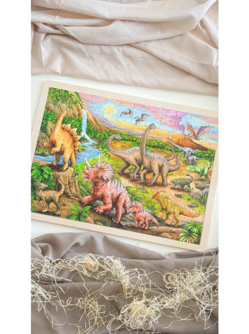 Goki 96tlg. Puzzle "Dinosaurierwanderung" - ab 3 Jahren