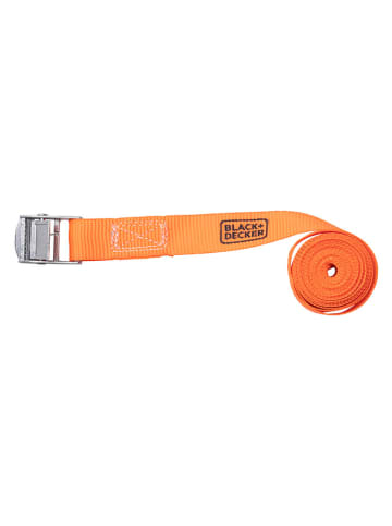 Black & Decker Spanngurt in Orange - 2x 2,5 m