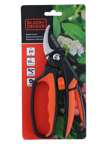 Black & Decker Gartenschere in Orange/ Schwarz - (H)20 cm