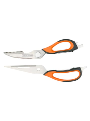Black & Decker Multifunctionele schaar oranje/zwart - (H)23 cm