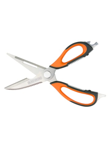 Black & Decker Multifunktionsschere in Orange/ Schwarz - (H)23 cm