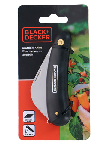 Black & Decker Nóż w kolorze czarnym do szczepienia - wys. 17 cm