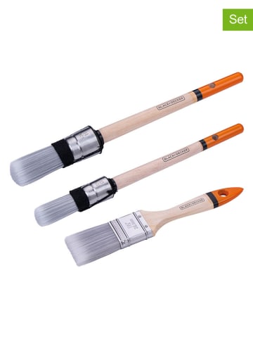 Black & Decker 3-delige set: verfkwasten naturel