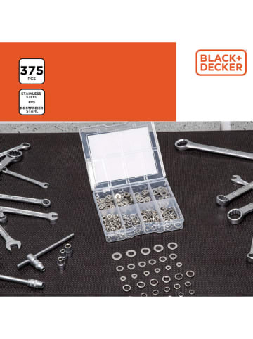 Black & Decker Vlakke en borgringen - 375 stuks