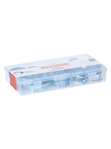 Black & Decker Opaski zaciskowe (20 szt.) w kolorze srebrnym