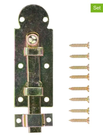 Black & Decker Türriegel in Gold - (B)3 x (H)8 x (T)1,2 cm