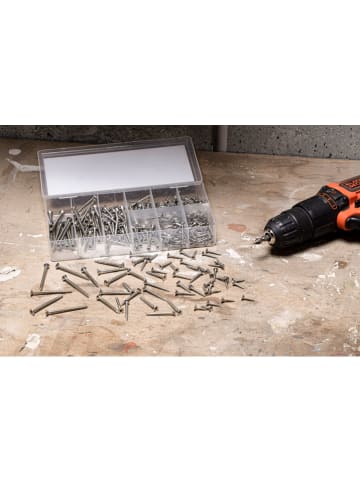 Black & Decker Schrauben in Silber - 332 Stück