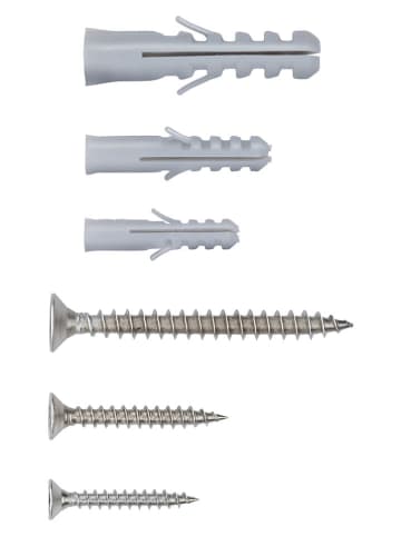 Black & Decker Spaanplaatschroeven & pluggen grijs/zilverkleurig - 249 delen