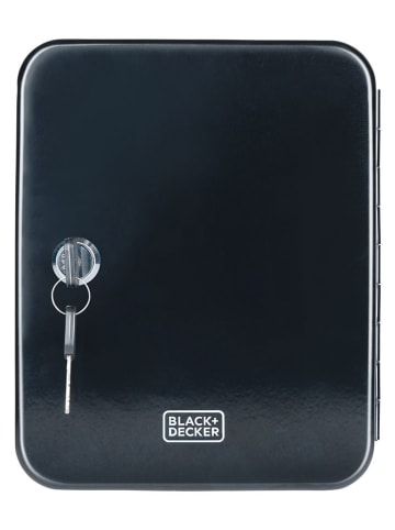 Black & Decker Schlüsselkasten in Schwarz - (B)16 x (H)20 x (T)7,5 cm