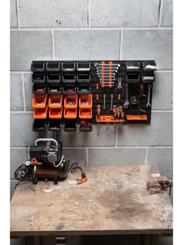 Black & Decker 43-delige gereedsschapopslagset zwart/oranje - (B)98 x (H)43 x (D)23 cm