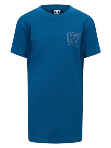 CR7 Pyjama in Dunkelblau/ Blau