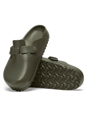 Birkenstock Clogs "Boston" in Khaki