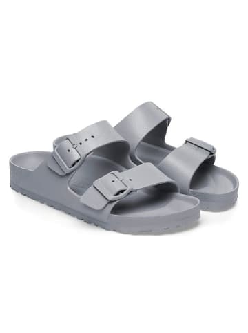 Birkenstock Pantoletten "Arizona" in Grau - Weite N