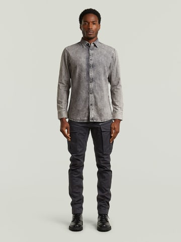 G-Star Spijkerblouse - slim fit - grijs